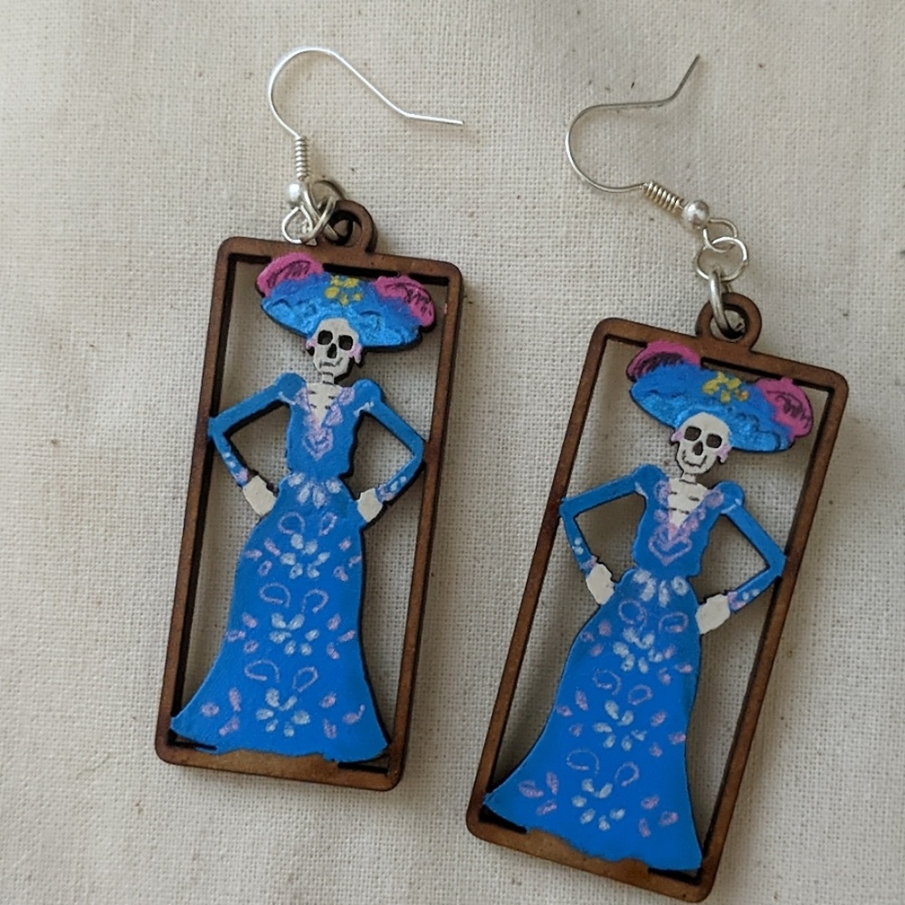 Day of the Dead earrings